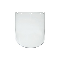 V-Gard® 10115844 Faceshield Visor, Clear, Polycarbonate, 12.362 in H x 12.52 in W x 0.098 in THK Visor, For Use With V-Gard® Frames and Headgears