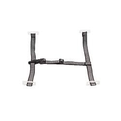 MSA 10124238 Chinstrap, 4 Mounting Points, Polyester Webbing, Gray/White, For Use With V-Gard® Hard Hat