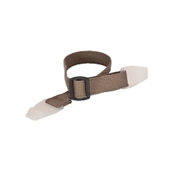 MSA 10171106 Chinstrap, 2 Mounting Points, Cotton, Tan, For Use With MSA Hard Hats
