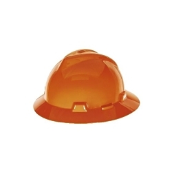 V-Gard® 454734 Hard Hat, 6-1/2 in Fits Mini Hat, 8 in Fits Max Hat, Polyethylene, 4-Point Staz-On® Suspension, ANSI Electrical Class Rating: Class E, ANSI Impact Rating: Type I, None Graphics, Pin Lock Adjustment