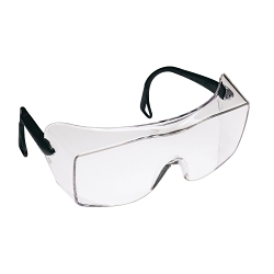 Lunettes de protection 3m™ ox™ 078371-12166 2000, anti-buée/anti-rayures, verres transparents, monture sans cadre, noir, monture en plastique, verres en polycarbonate, ansi z87.1-2015, ansi z87.1-2003, ansi/isea z89.1-2014 type 1