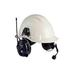 3m™ litecom plus 318640-06518 casque radio bidirectionnel, 25 db, bleu foncé
