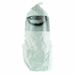 Bullard® Masque Bullard® 20tic double bavette capuchon avec bandana et suspension, à utiliser avec le masque à adduction d'air cc20 gamme et eva, evahl, pa20, pa30 ou pa30is gamme respirateur à ventilation assistée, blanc