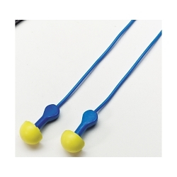 E-A-R™ 8052911010 Earplugs, 25 dB Noise Reduction, Push-to-Fit Shape, CSA Class AL, Reusable, Corded Design