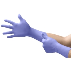 Ansell MICROFLEX® Supreno® EC Single Use Disposable Nitrile Gloves - Medical Exam Gloves with Extended Chemical Splash Protection