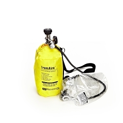 MSA 10008292 TransAire® 5 Escape Respirator, Polyurethane, For Gas Type H2S (IDLH), Vapors or Oxygen and Toxic Gasses, NIOSH 42 CFR, Part 84/TC-13F-445, US Listed