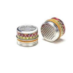 MSA cartouche de masque respiratoire comfo® 815185, à utiliser avec les masques respiratoires comfo® et ultra-twin®, classe de filtre p100, 0.Efficacité du filtre 999, raccord fileté, résiste : vapeurs de chlore et de mercure