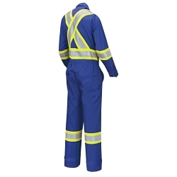 SureWerx® PIONEER® Women's FR-Tech® Hi-Vis 88/12 7 oz FR/ARC-Rated Coveralls - Royal Blue