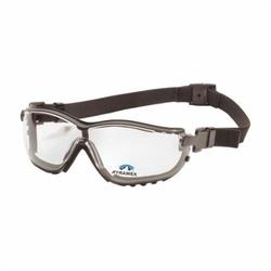 Pyramex® GB1810STR15 V2G® Bi-Focal Lens Reader Protective Glasses, 1.5 Diopter, Clear Lens, Black, Nylon Frame, Polycarbonate Lens, Yes UV Protection, ANSI Z87.1-2003, CAN/CSA Z94.3-07
