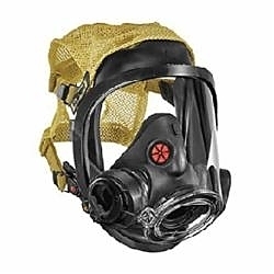 Scott Safety 20121505 AV-3000 HT Full Face Respirator, M, 5-Strap Suspension, Resists: Impact