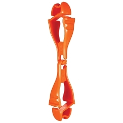 Squids® 19118 3400 pince à double clip, ultra-copolymère d'acétal résistant, orange haute visibilité