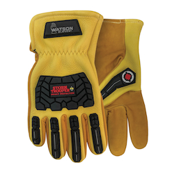 Storm Trooper gants résistants aux chocs 5782-s, s, cuir de daim pleine fleur/caoutchouc, manchette à enfiler