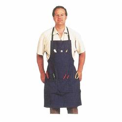 Superior Glove™ ADBP3828 Bib Apron, Denim, 38 in L x 28 in W, Resists: Abrasion and Flame
