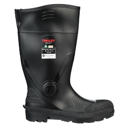 Tingley Pilot™ 31341.12 All Day Comfort Affordable Knee Boots, Men's, SZ 12, 15 in H, Steel Toe, PVC Upper, Resists: Puncture, Abrasion, Chemical and Water, ASTM F2413 M I/75 C/75 EH