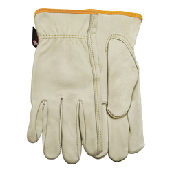 Watson 1651-M 1651 Man Handlers for Her Women's General Purpose Gloves, Leather Drivers, Keystone Thumb Style, M, Full Grain Cowhide Leather Palm, Premium Full Grain Cowhide Leather, Elastic/Shirred Cuff, Unlined Lining