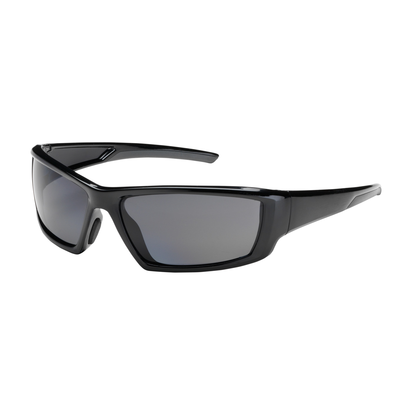 PIP® Sunburst™ Full Frame Safety Glasses - With Black Frame, Polarized Gray Lens and Anti-Scratch/Anti-Fog Coating