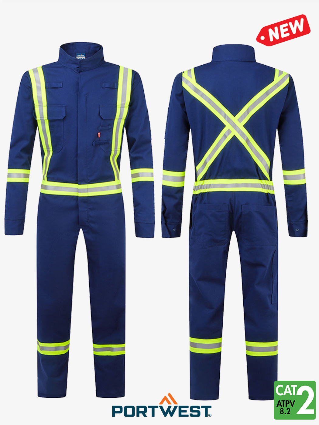 IFR Workwear Bizflame® 2″ Iona Xtra Women’s 7oz FR Coverall
