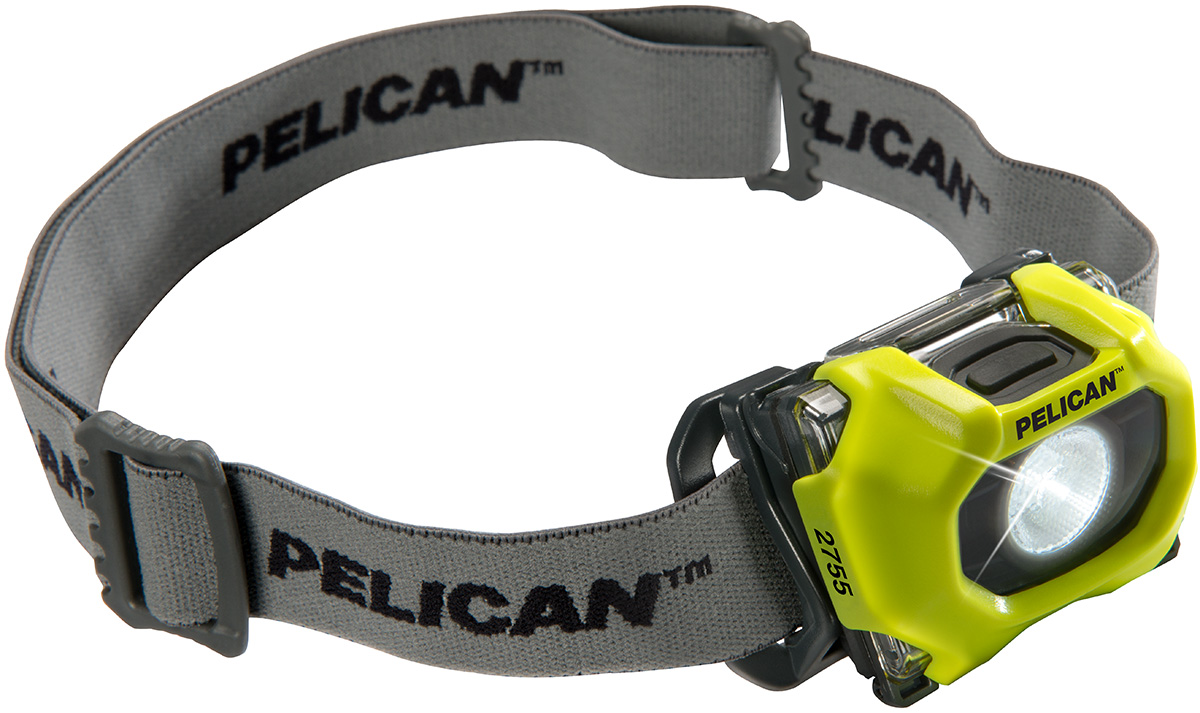 Lampe frontale Pelican™ 2755 - 118 lumens, jaune haute visibilité