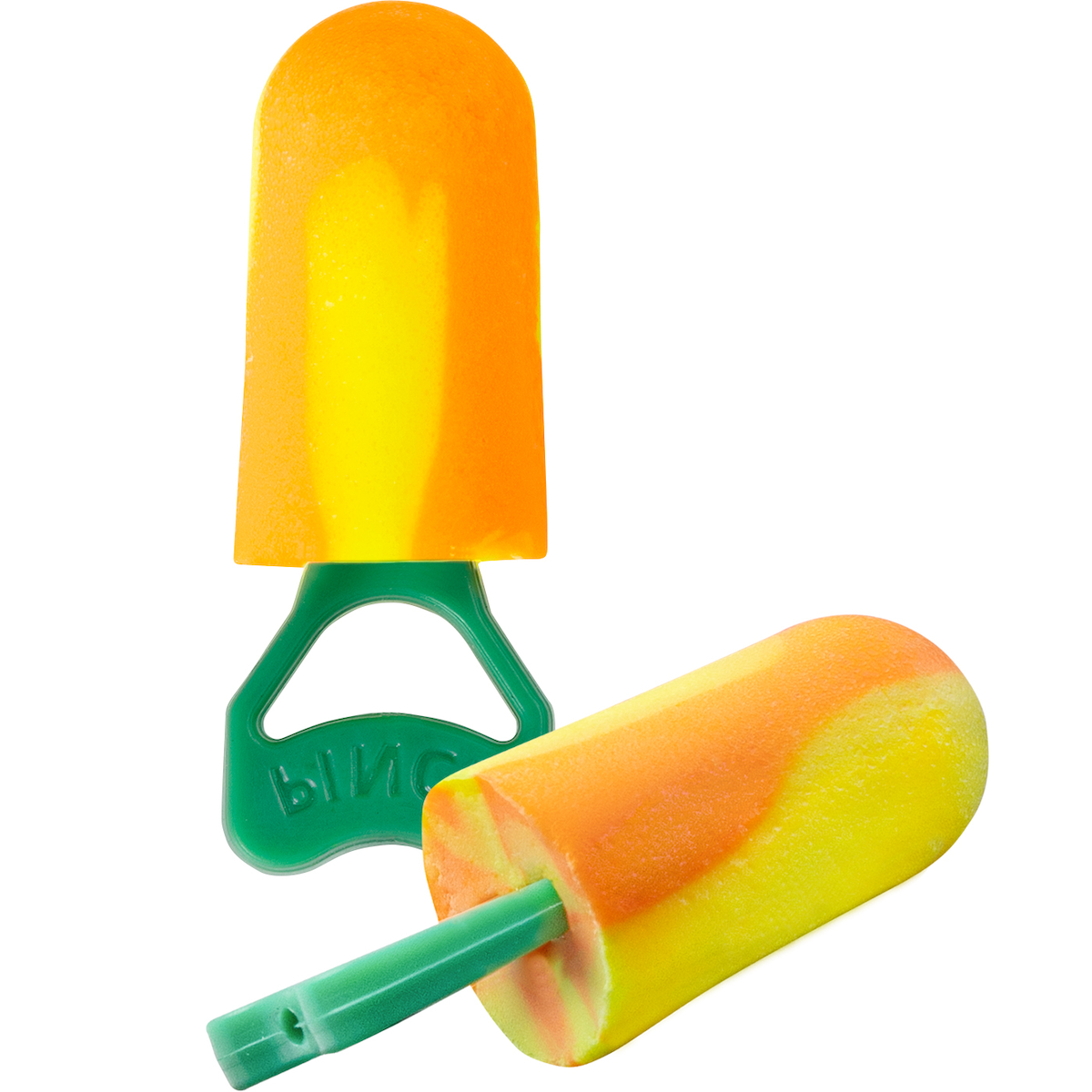 front view of pinchfit™ biosoft™ disposable bio-based foam ear plug with pinchfit™ technology - nrr 32