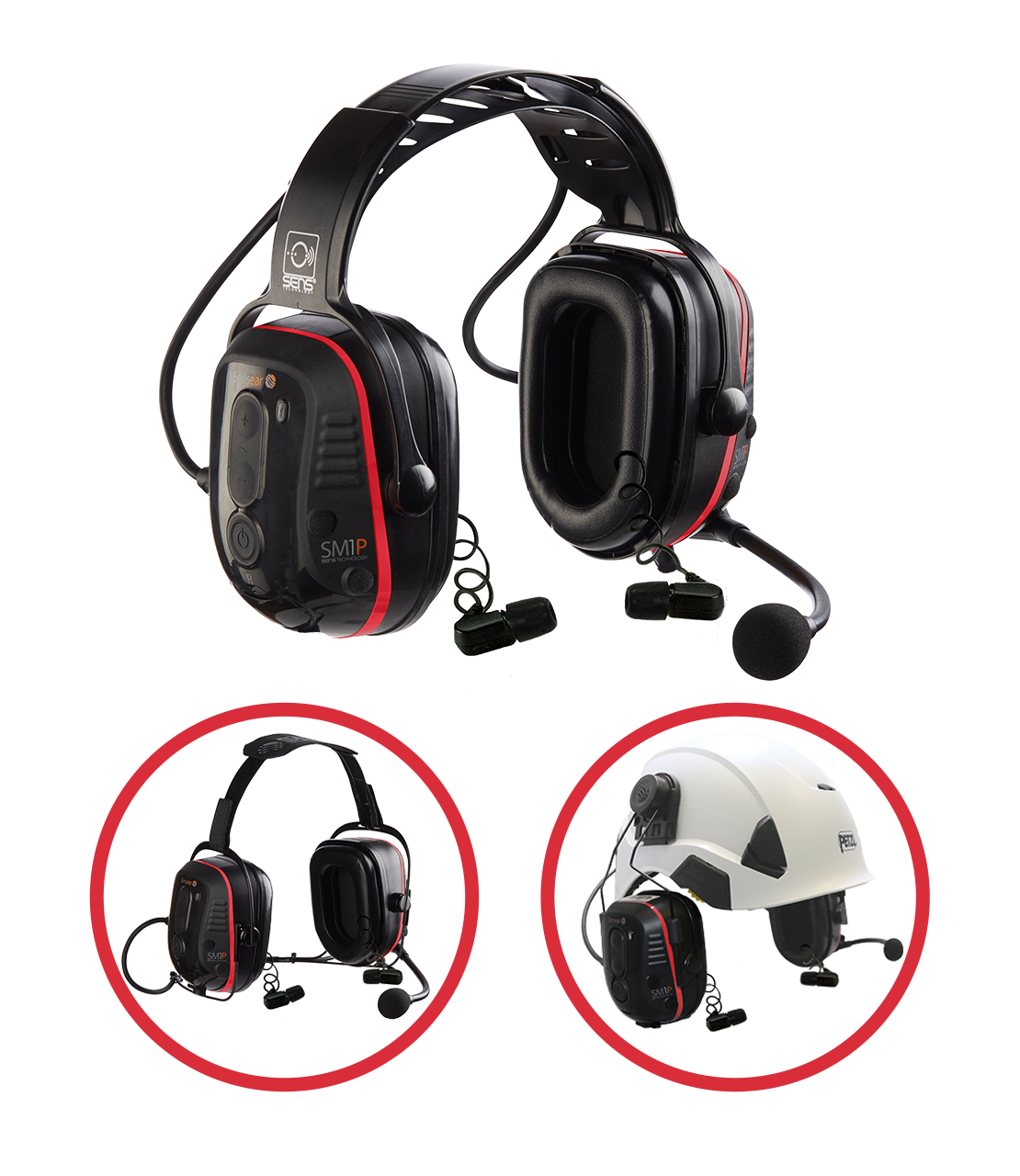 Casque radio bidirectionnel Bluetooth® à courte portée Sensear Extreme Noise