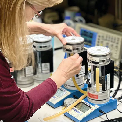 Gilian-Gilibrator-2-USB-Calibrateur en service