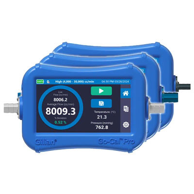 Calibrateur de débit d'air Gilian Go-Cal® Pro
