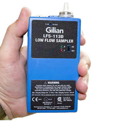 Gilian LFS-113 Pompe d'échantillonnage d'air personnel à faible débit (1 - 350 cc/min)