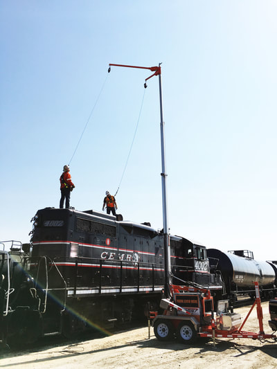 Le système Exosphere Anchor Highway Trailer est une solution flexible et polyvalente pour les applications où le lieu de travail est temporaire et où une solution de protection contre les chutes et de sauvetage doit être apportée sur le site.